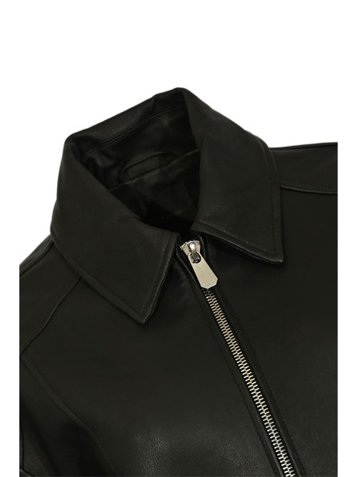 Giubbino Guanciale in pelle bubble con ricami PINKO | 105793 A2U7Z99